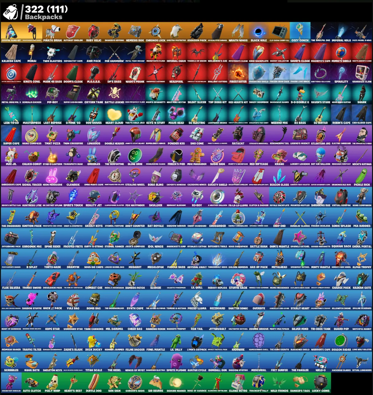  FN (ALL PLATFORMS) 💎 251 skins (62 paid) | Full access | Warranty | 2 Gifts 